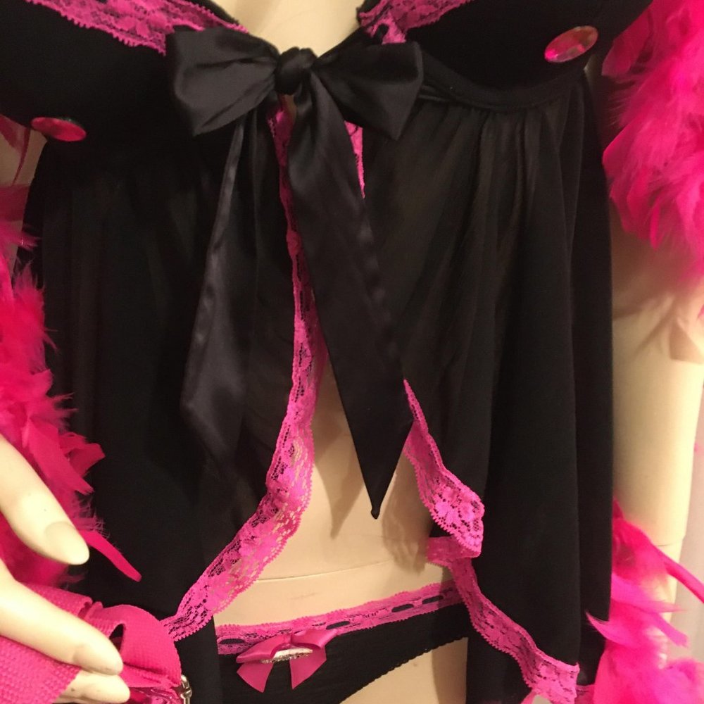 ADORABLE baby doll hello kitty  lingere set and matching necklace set! - Picture 7 of 17